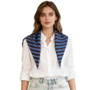 FUIPVGI Scarf Knitted Triangular Scarf, Stripe Knitted Triangle for Women, Women Headscarf Y2k Aesthetic Headscarf Shawl Cozy Neck Warmer, Winter Warm Shawl Ladies Girls Neckerchief (Stripe)