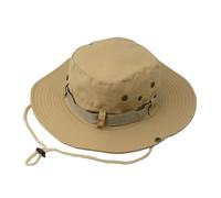 FUIPVGI Sun Has for Men Women, Wide Brim Foldable Bucket Hat, UV Protection Safari Hat for Summer Outdoor Fishing Walking Hiking Boonie Hats with Adjustable Chin Strap (Khaki)