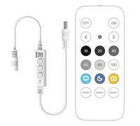 FUIQI COB LED Strip Lights, 2.4G RF Wireless Remote Control, LED Controller/Dimmer with App Control, Timing Function,Music Mode,Group Control