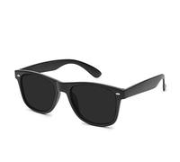 Fuisetaea Outdoor Retro Distance Polarized Myopia Sunglasses -0.50 Driving Tinted Gray Nearsighted Glasses