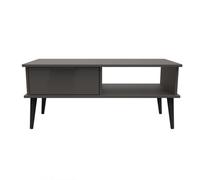 Fuji 1 Drawer Coffee Table (Ready Assembled) Ready Assembled 2 U Dark Grey One Size