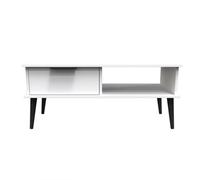 Fuji 1 Drawer Coffee Table In White Matt (Ready Assembled)