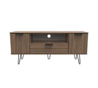 Fuji 2 Door 1 Drawer Wide TV Unit (Ready Assembled) Ready Assembled 2 U Walnut One Size