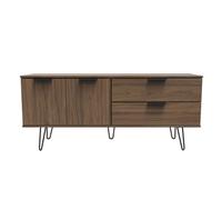Hong Kong C Large Sideboard Oak 2 Doors 2 Drawers 40cm
