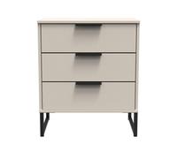 Fuji 3 Drawer Chest In Kashmir Matt (Ready Assembled)