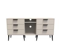 Fuji 6 Drawer Wide Sideboard In Kashmir Matt (Ready Assembled)