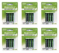 FUJI ENERGY AAA 600mAh RECHARGEABLE BATTERIES PRE-CHARGED