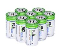 Fuji Enviromax 1.5V LR14 Super Alkaline Type C Batteries - No Harmful PVC & Heavy Metals, Long Lasting, Powerful, Type C Batteries (Pack of 8)