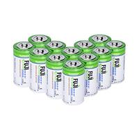 Fuji Enviromax 1.5V LR14 Super Alkaline Type C Batteries - No Harmful PVC & Heavy Metals, Long Lasting, Powerful, Type C Batteries (Pack of 12)