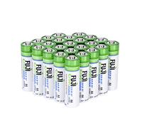 Fuji Enviromax 1.5V Super Alkaline LR6 AA Batteries - No Harmful PVC & Heavy Metals, Long Lasting, Powerful, Double A Batteries - 24 Battery Pack