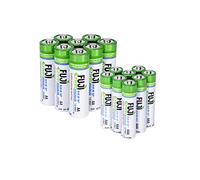 Fuji Enviromax Super Alkaline AAA + AA Batteries Mixed Pack - No Harmful PVC & Heavy Metals, Long Lasting, Powerful Double AA and Triple AAA Batteries Multipack (Pack of 16)