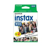 Fujifilm Instax "WIDE & Mini" Film White Border Twin Pack 20 Shots Official UK