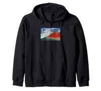 Fuji Mountains in clear Weather by Katsushika Hokusai (1831) Zip Hoodie