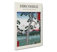 Fuji On The Left of Tokaido Road Utagawa Hiroshige Canvas Print | Gallery Wrapped 30mm Frame Wall Art | 30x20 inches | Ready to Hang | Asian Picture | Living Room Bedroom Lounge Office