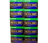Fuji PROVIA 100F 35mm Slide Film - 36exp - Dated 08/2027 - TEN ROLLS