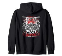 Fuji Through The Gate Mount Fuji Torii Japan Zip Hoodie