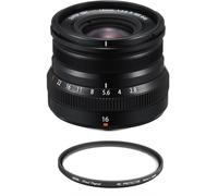 FUJI XF16mm F2.8 R WR Black + HOYA 49mm PRO 1D Protector