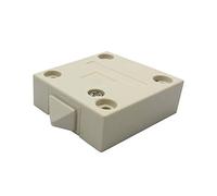 FUJIE Cupboard Door Switch White Surface Push To Break Door Light Switch 2A 250V Cabinet Door Light Control Switch Light Door Switch 1 Pack