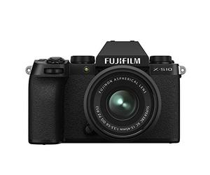Fujifilm 16670106 X-S10 Mirrorless Digital Camera, Black, with XC15-45mmF3.5-5.6 PZ Optical Image Stabiliser Lens