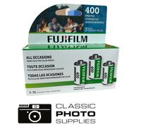 Fujifilm 400 35mm Film 3 Pack 36 Exposures - Expiry 02/27