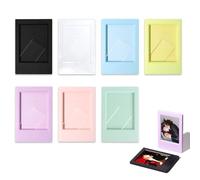 Fujifilm 7 Pcs Mini Picture Set, 3 Inch Instant Photo for Table Decoration, Colorful Frames (9.2×6.1cm)
