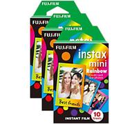 Fujifilm Instant Photo Film Rainbow Suitable for instax Mini Pack of 30