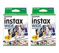 Fujifilm Instant Photo Film Wide White Suitable for instax Mini Pack of 40