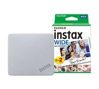 Fujifilm Instax Link Wide 2 Wireless Smartphone Photo Printer - Blue (Printer + 20 Shot Pack)