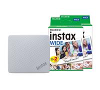 Fujifilm Instax Link Wide 2 Wireless Smartphone Photo Printer - Blue (Printer + 40 Shot Pack)