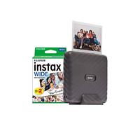 Fujifilm Instax Link Wide Printer - Mocha Grey - Printer + 20 Shot Pac