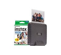 Fujifilm Instax Link Wide Printer - Mocha Grey - Printer + 20 Shot Pac