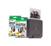 Fujifilm Instax Link Wide Printer - Mocha Grey - Printer + 40 Shot Pac