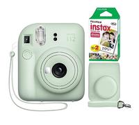 Fujifilm Instax Mini 12 Instant Camera + Minimate Custom Case + Fuji Instax Film 20 Sheets Twin Pack (Mint Green)