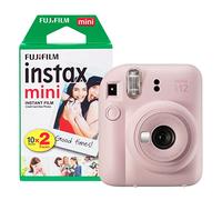Fujifilm Instax Mini 12 Instant Camera with 20 Shot Film Pack - Blossom Pink