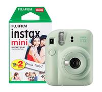Fujifilm Instax Mini 12 Instant Camera with 20 Shot Film Pack - Mint Green