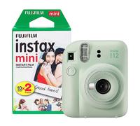 Fujifilm Instax Mini 12 Instant Camera - Mint Green (Camera + 20 Shot Pack)