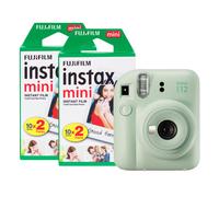 Fujifilm Instax Mini 12 Instant Camera with 40 Shot Film Pack - Mint Green