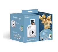 FUJIFILM INSTAX Mini 12 White Gift Pack - Limited Edition + LED String Lights + Instant Film Pack 10 Views
