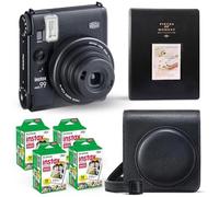 Fujifilm Instax Mini 99 Instant Camera Vintage Black. + Value Pack (40 Sheets) Shutter Accessories Bundle, includes Style Compatible Carrying Case, Black Photo Album 64 Pockets