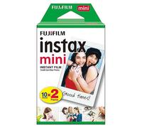 Fujifilm Instax Mini Credit Card Size Glossy Photo Film 10 Pack x 2