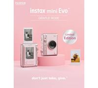 Fujifilm Instax Mini Evo Hybrid Instant Camera Gentle Rose