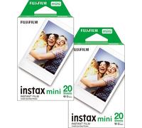 Fujifilm Instax Mini Film 20 Shot Pack x 2 Bundle