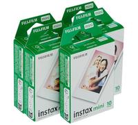Fujifilm Instax Mini Instant Film, 10 Sheets (5-Pack)