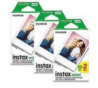 Fujifilm Instax Mini Instant Film, 5 Pack BUNDLE Includes Qty 2 Instax Mini Twin 10 Sheets x 2 packs = 40 Sheets + Instax Mini Single 10 Sheets: Total 50 Pictures