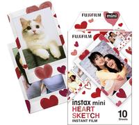 instax mini Heart Sketch Film - 10 Shots
