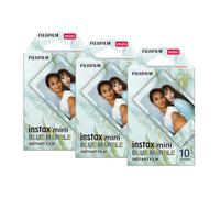 Fujifilm Instax Mini Instant Photo Film - Blue Marble (Pack of 30)