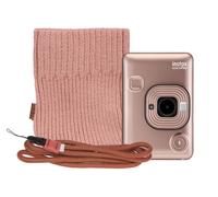 Fujifilm Instax Mini LiPlay Hybrid Instant Camera - Blush Gold - Camer