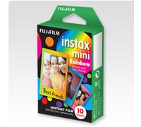 Fuji Instax Mini RAINBOW COLOURS Instant Film for Fujifilm Instax Mini Cameras - 10 Shot Pack