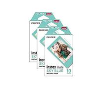 Fujifilm Instax Mini Instant Photo Film - Sky Blue, 30 Shot Pack
