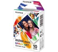 instax mini instant film SPRAY ART border, 10 shot pack, suitabl for all instax mini cameras and printers